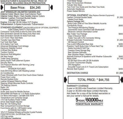 2017 Jeep Wrangler Unlimited Sahara 4x4