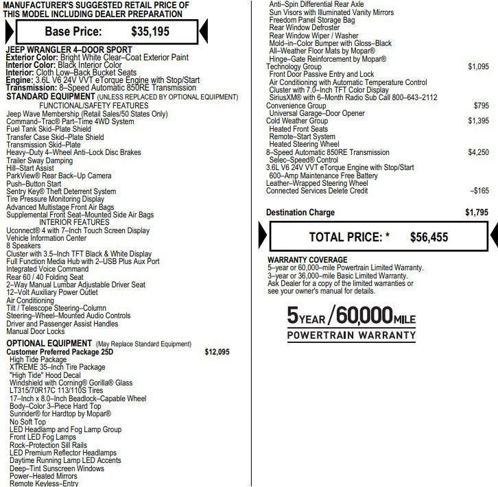 2023 Jeep Wrangler 4-Door High Tide 4x4