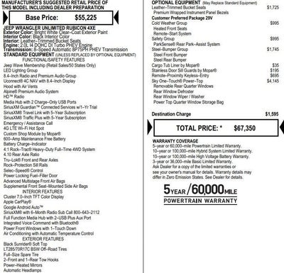 2021 Jeep Wrangler 4xe Unlimited Rubicon