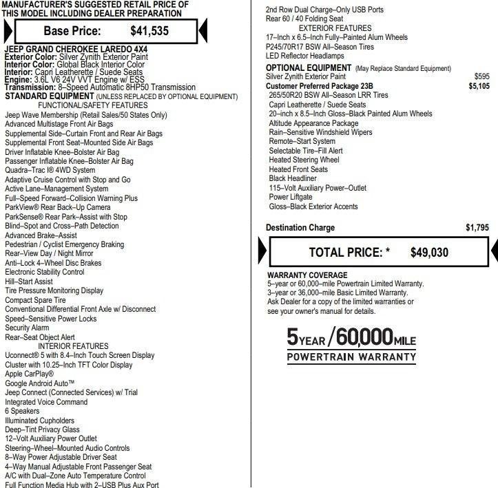 2023 Jeep Grand Cherokee Altitude