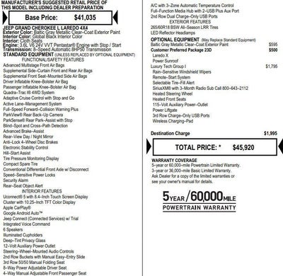 2025 Jeep Grand Cherokee L Laredo X 4x4