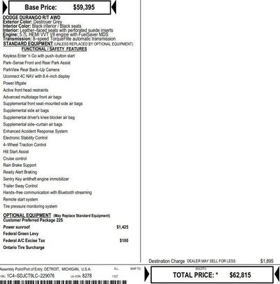 2020 Dodge Durango R/T