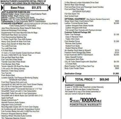 2023 Jeep Gladiator Rubicon