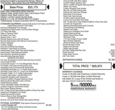 2017 RAM 1500 Limited