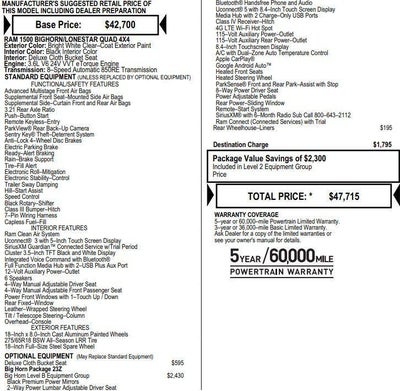 2022 RAM 1500 Big Horn Quad Cab 4x4 6'4" Box