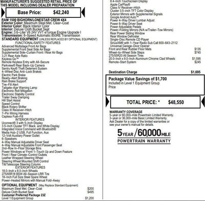 2019 RAM 1500 Big Horn/Lone Star
