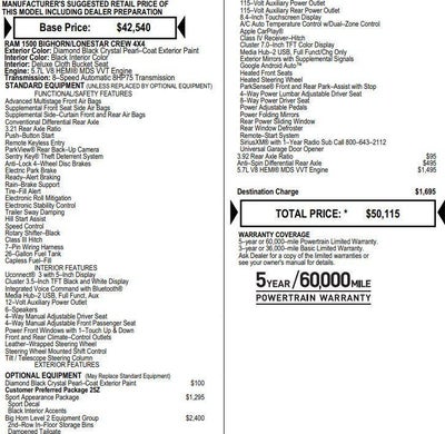 2020 RAM 1500 Big Horn