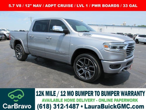 2020 RAM 1500 Laramie Longhorn Crew Cab 4x4 5'7" Box