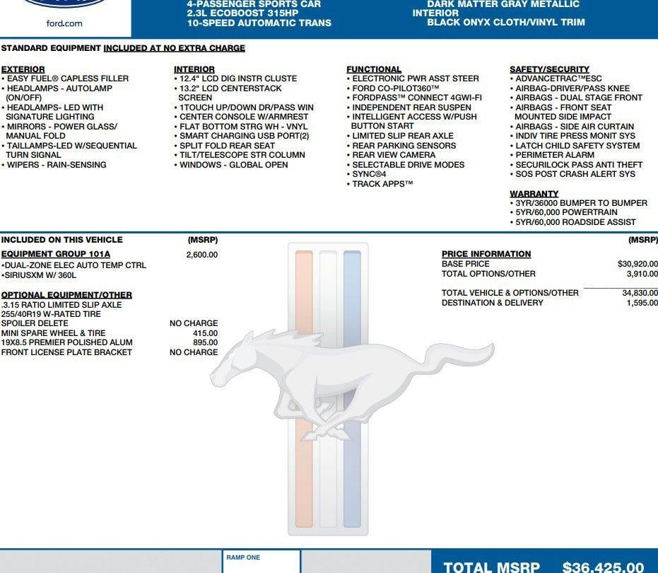 2024 Ford Mustang EcoBoost Fastback