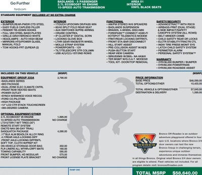 2022 Ford Bronco Base
