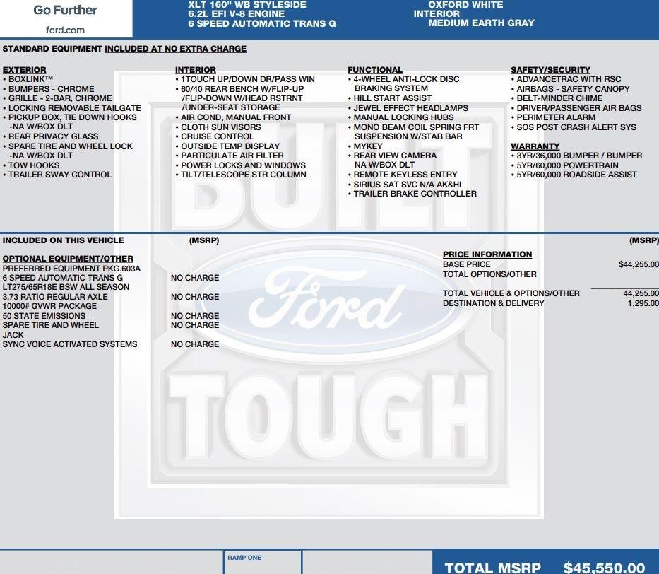 2018 Ford Super Duty F-250 SRW XL