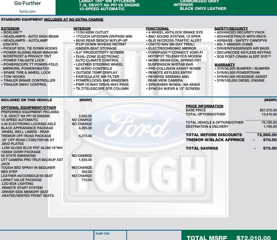 2022 Ford Super Duty F-250 SRW Lariat