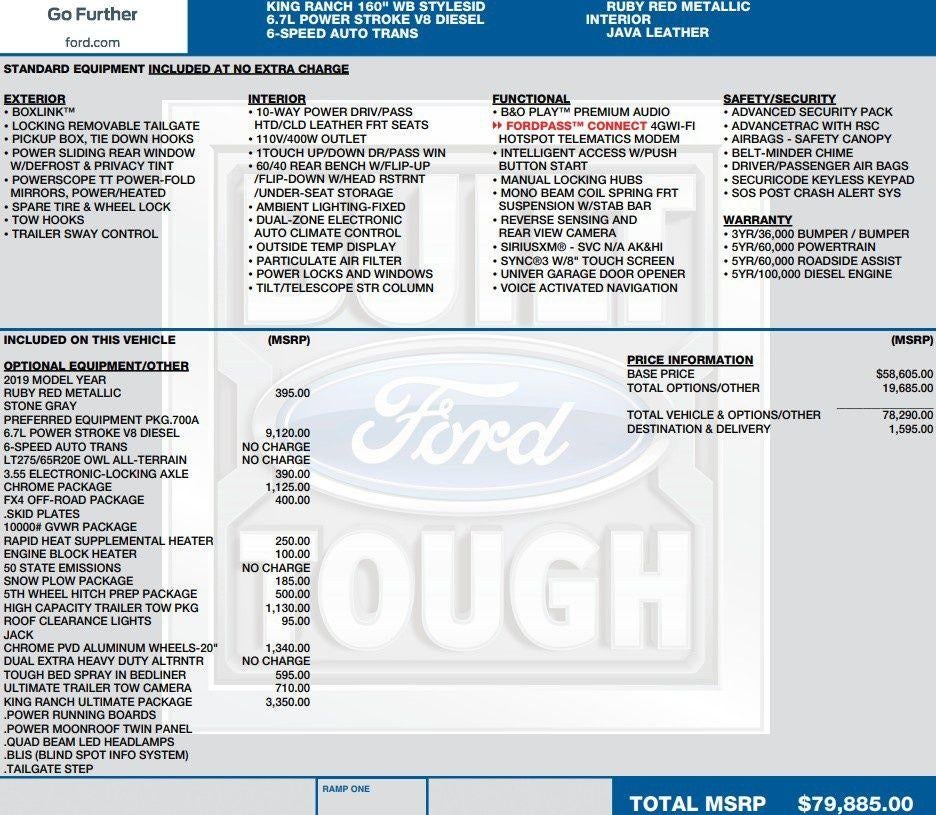 2019 Ford F-250 King Ranch