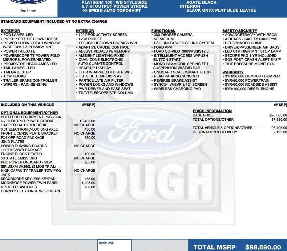 2026 Ford F-250 Platinum