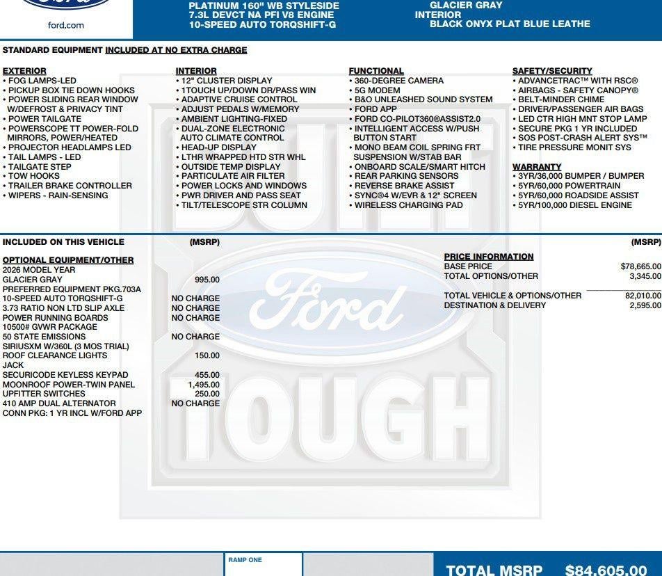 2026 Ford Super Duty F-250 SRW XL