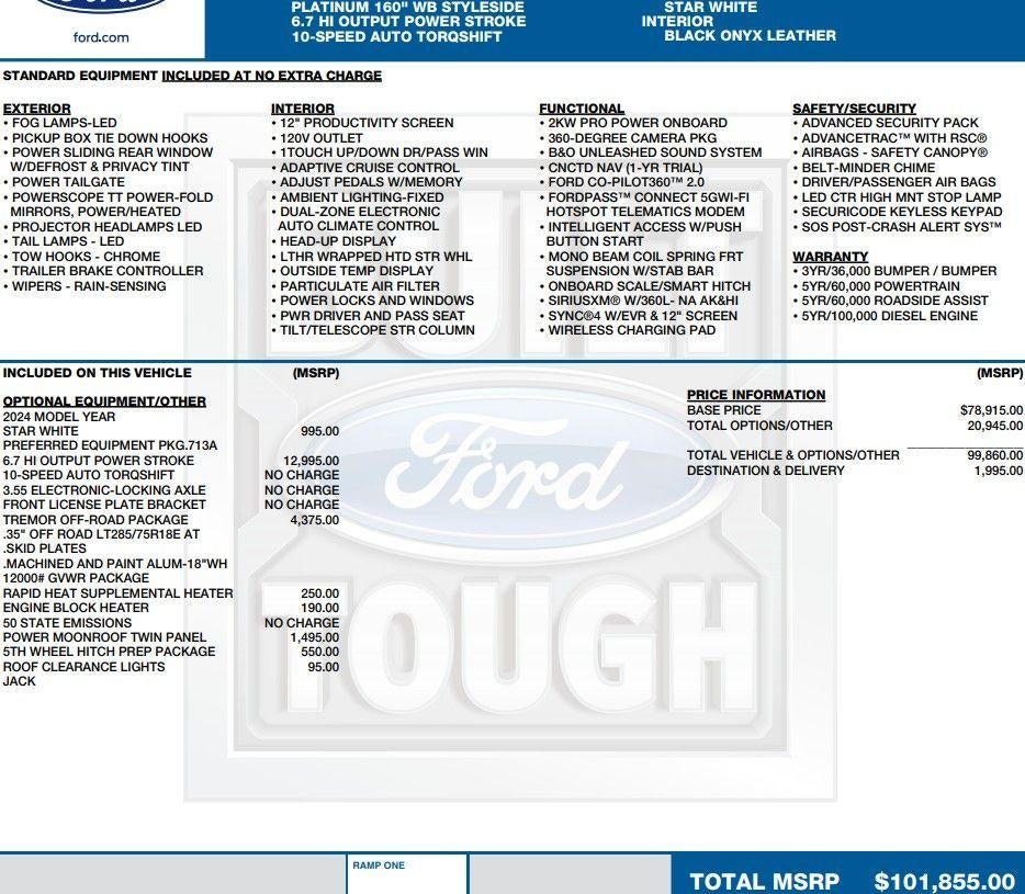 2024 Ford F-350 Platinum