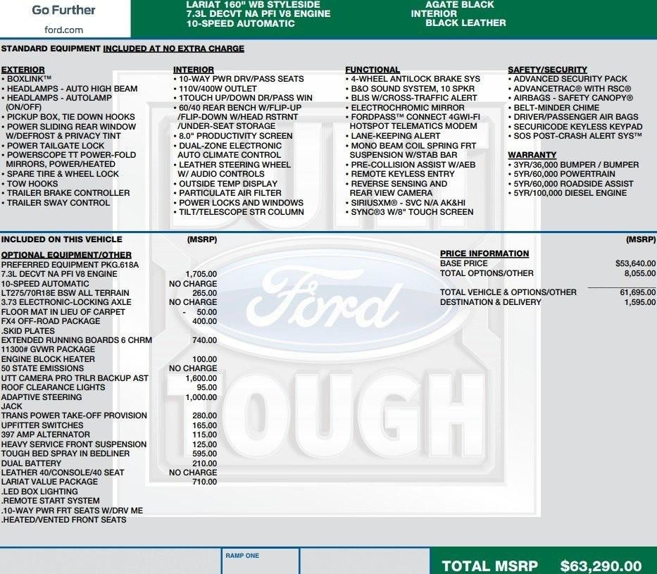 2020 Ford Super Duty F-350 SRW Lariat
