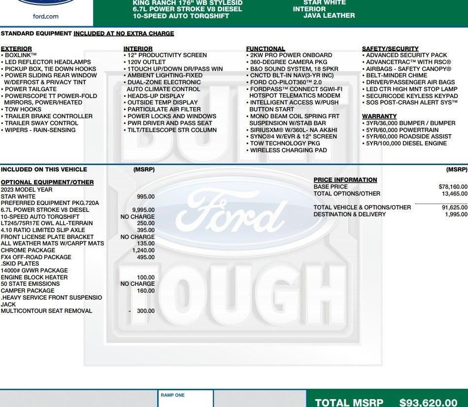 2023 Ford Super Duty F-350 DRW XL