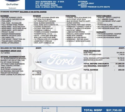 2021 Ford Ranger XL