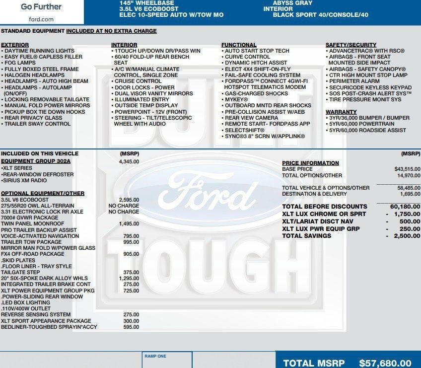 2020 Ford F-150 XLT