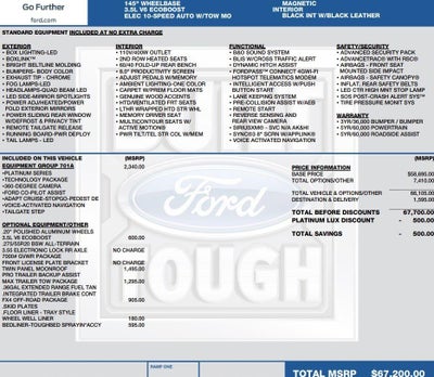 2020 Ford F-150 Platinum