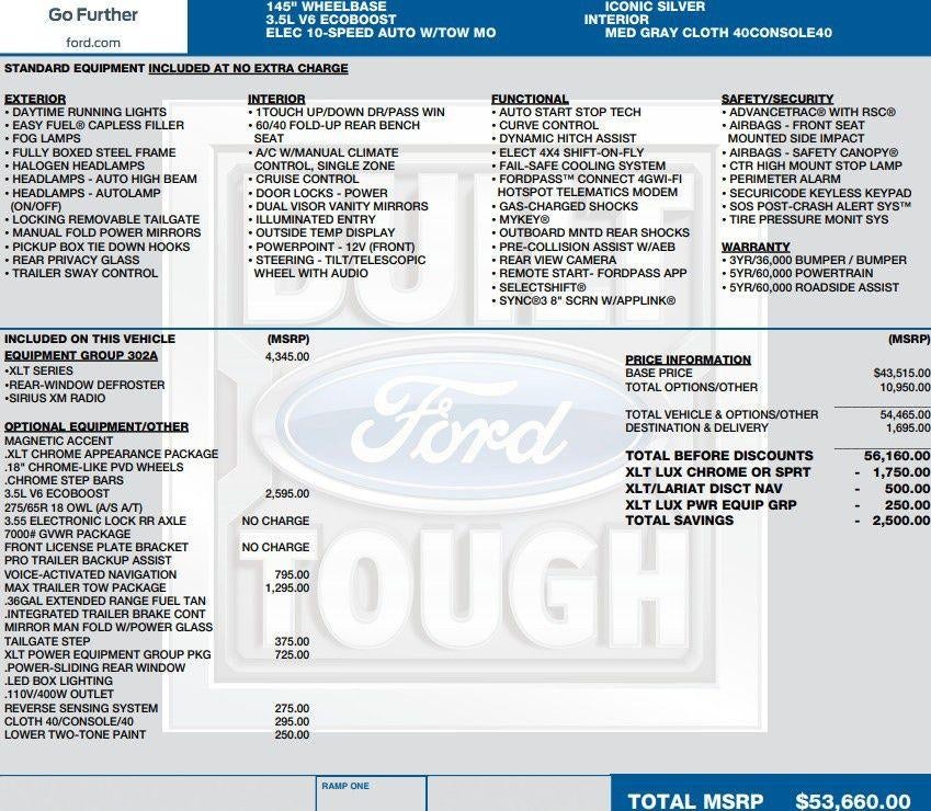 2020 Ford F-150 XLT