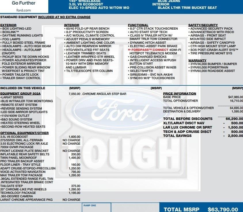 2019 Ford F-150 Lariat