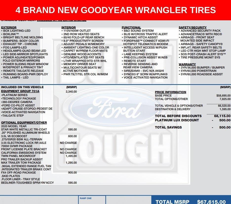 2020 Ford F-150 Platinum