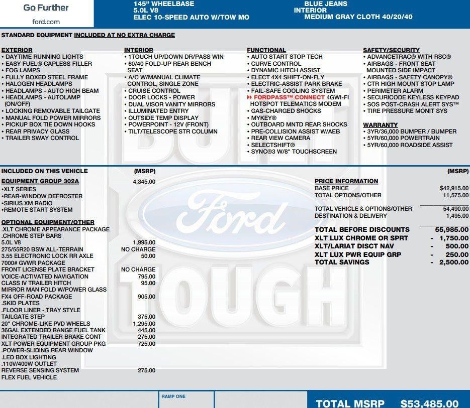 2019 Ford F-150 XLT