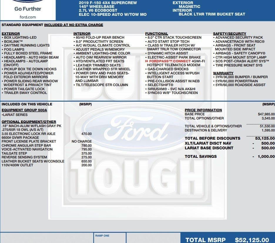 2019 Ford F-150 XL