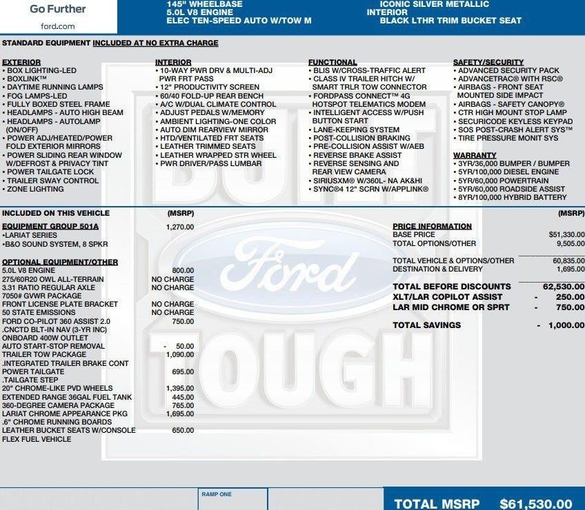 2021 Ford F-150 LARIAT