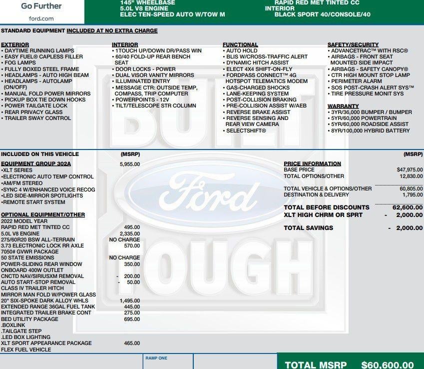 2022 Ford F-150 XLT