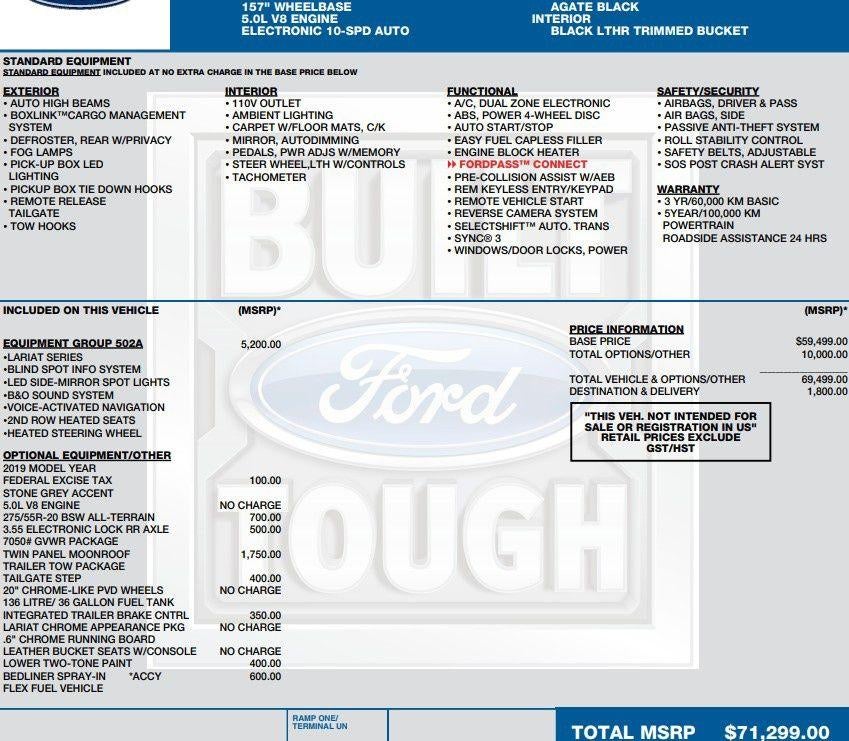 2019 Ford F-150 LARIAT
