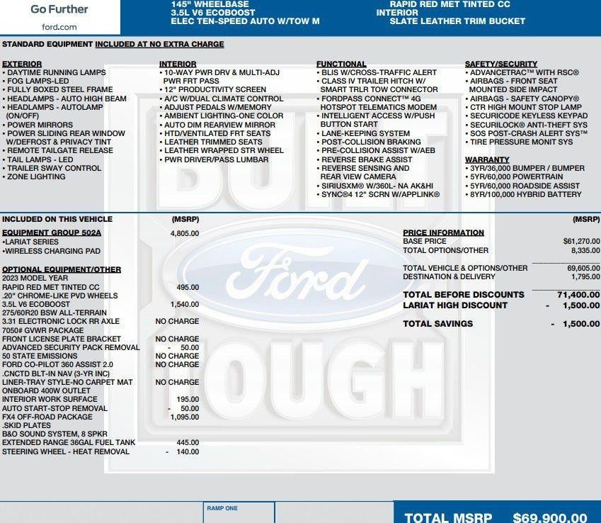 2023 Ford F-150 LARIAT