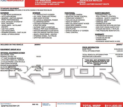 2024 Ford F-150 Raptor