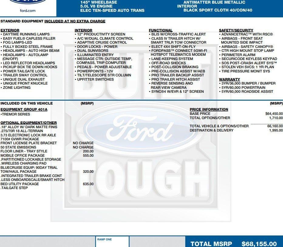 2024 Ford F-150 Tremor