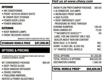 2024 Chevrolet Silverado 3500 HD Chassis Cab Work Truck