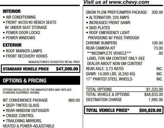 2024 Chevrolet Silverado 3500 HD Chassis Cab Work Truck