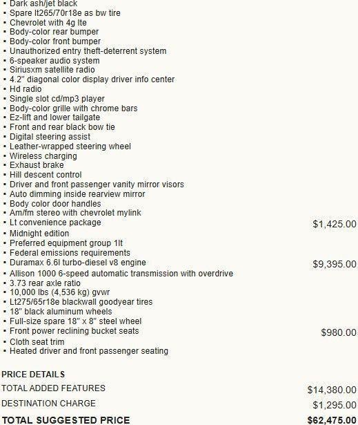 2018 Chevrolet Silverado 2500 HD LT