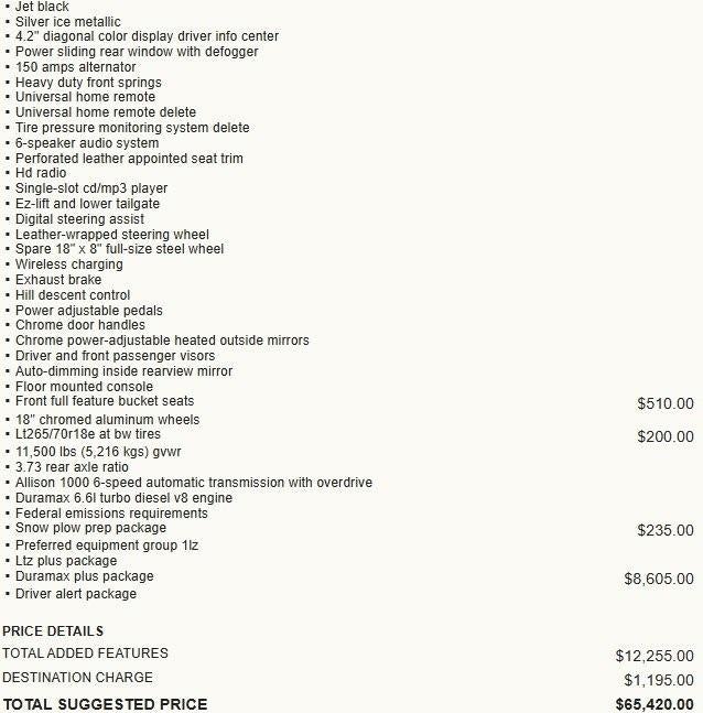 2016 Chevrolet Silverado 3500 HD LTZ