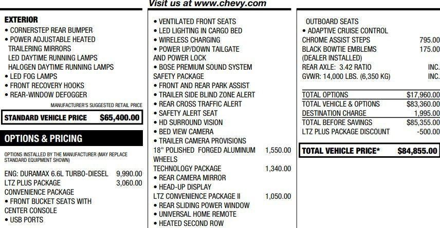 2025 Chevrolet Silverado 3500 HD LTZ DRW