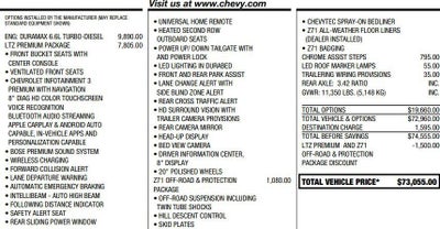 2020 Chevrolet Silverado 2500 HD LTZ