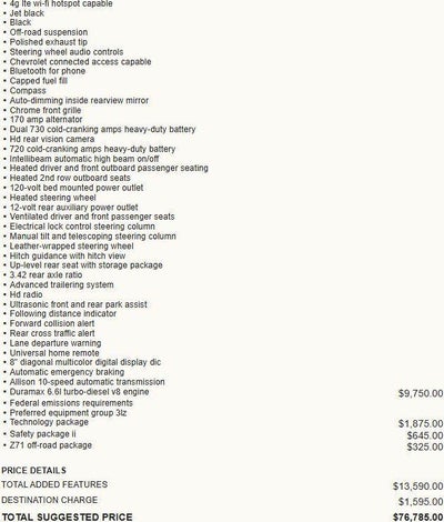 2020 Chevrolet Silverado 2500 HD High Country