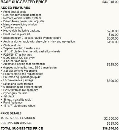 2016 Chevrolet Colorado 4WD LT