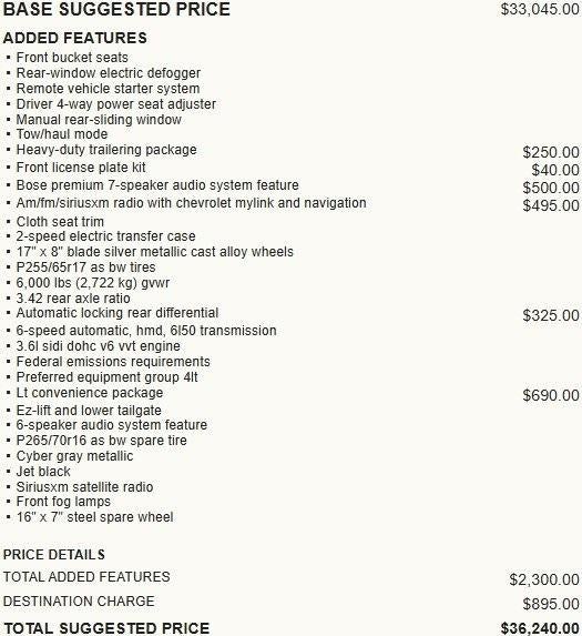 2016 Chevrolet Colorado 4WD LT