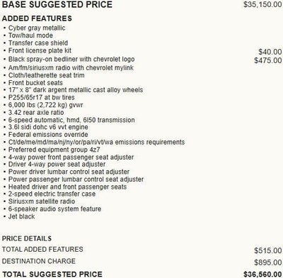 2016 Chevrolet Colorado 4WD Z71