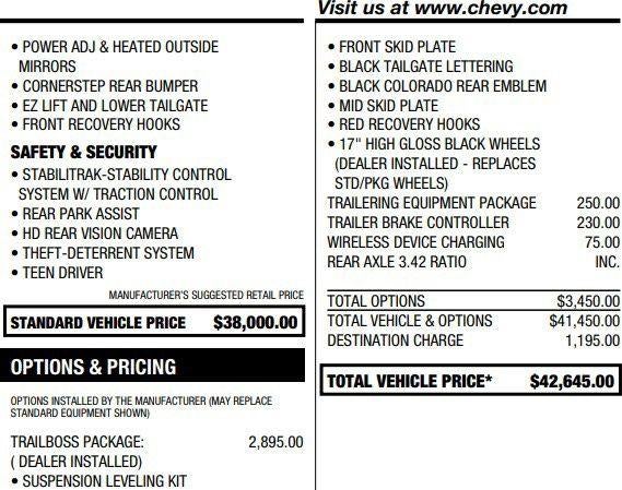2022 Chevrolet Colorado Z71