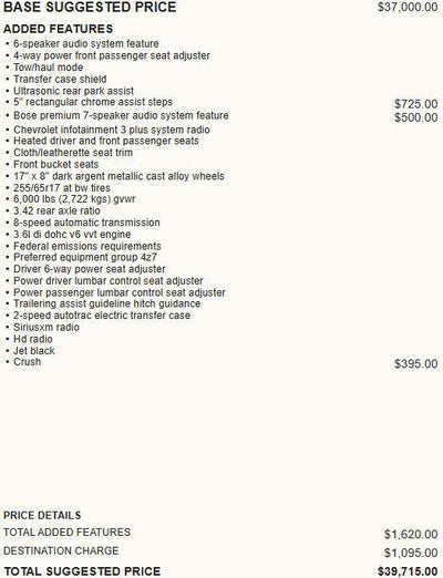 2019 Chevrolet Colorado 4WD Z71