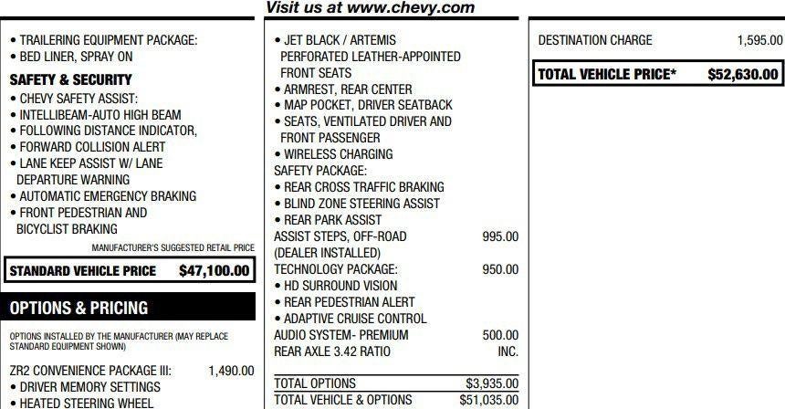 2024 Chevrolet Colorado ZR2