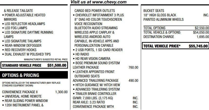 2021 Chevrolet Silverado 1500 LT Trail Boss